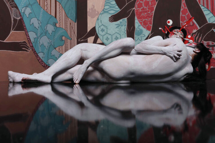 Novo trabalho autoral de Gal Oppido é baseado em arte erótica  japonesa. Foto: Gal Oppido