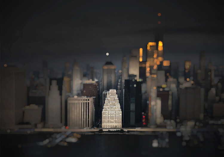 Foco seletivo: Nova York em imagem aérea captada por Claudio Edinger