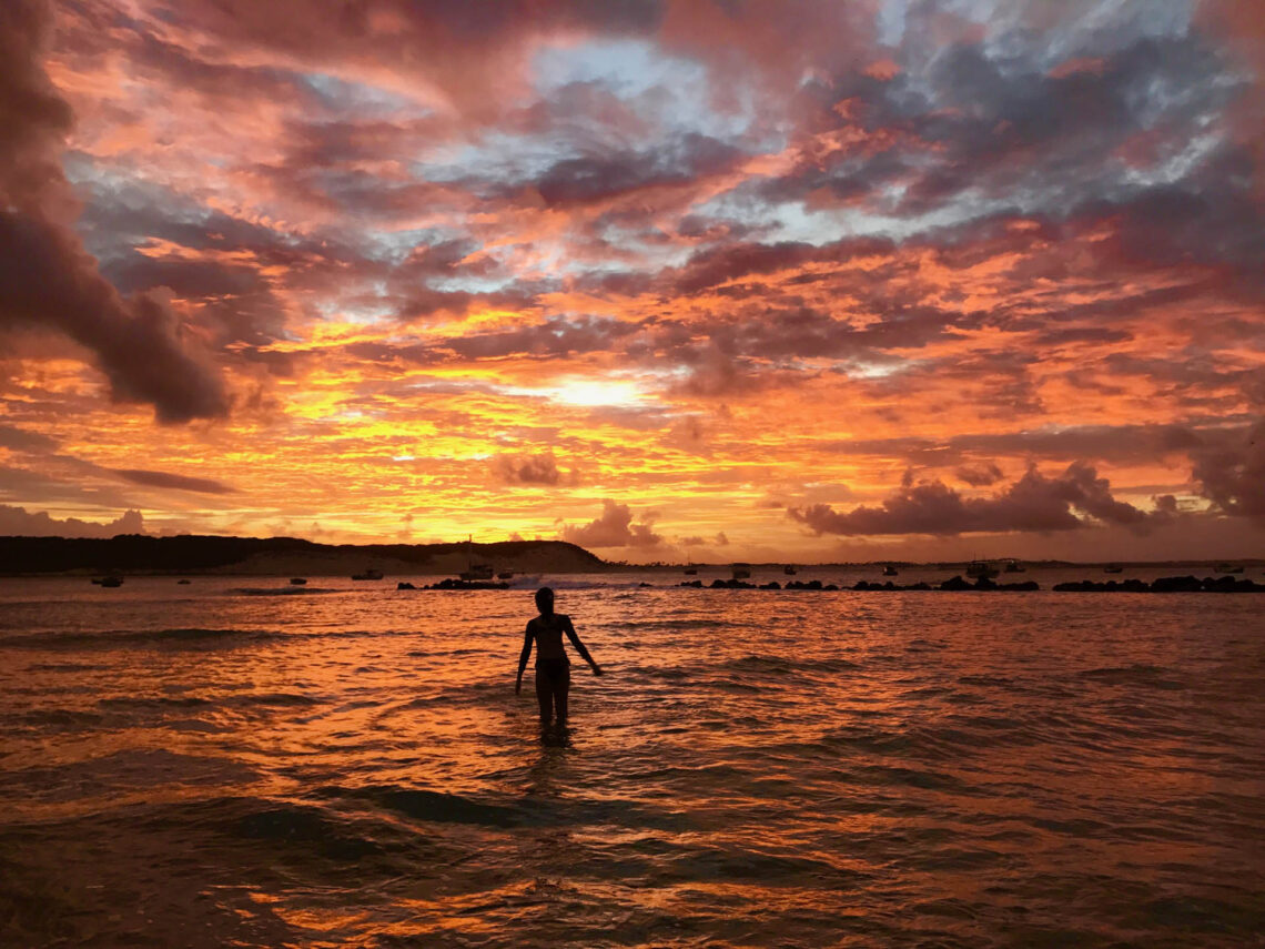 Encontro de céu e mar