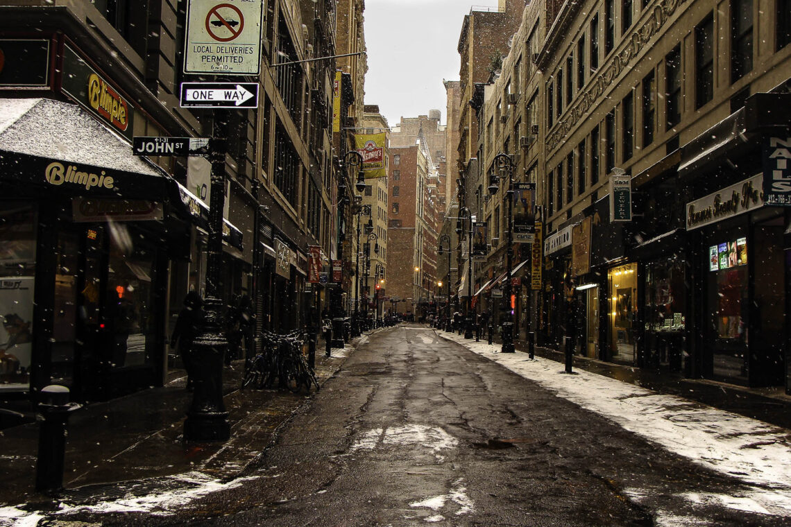 New York Downtown Snow