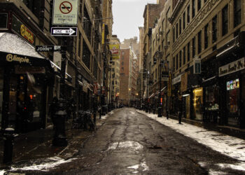 New York Downtown Snow