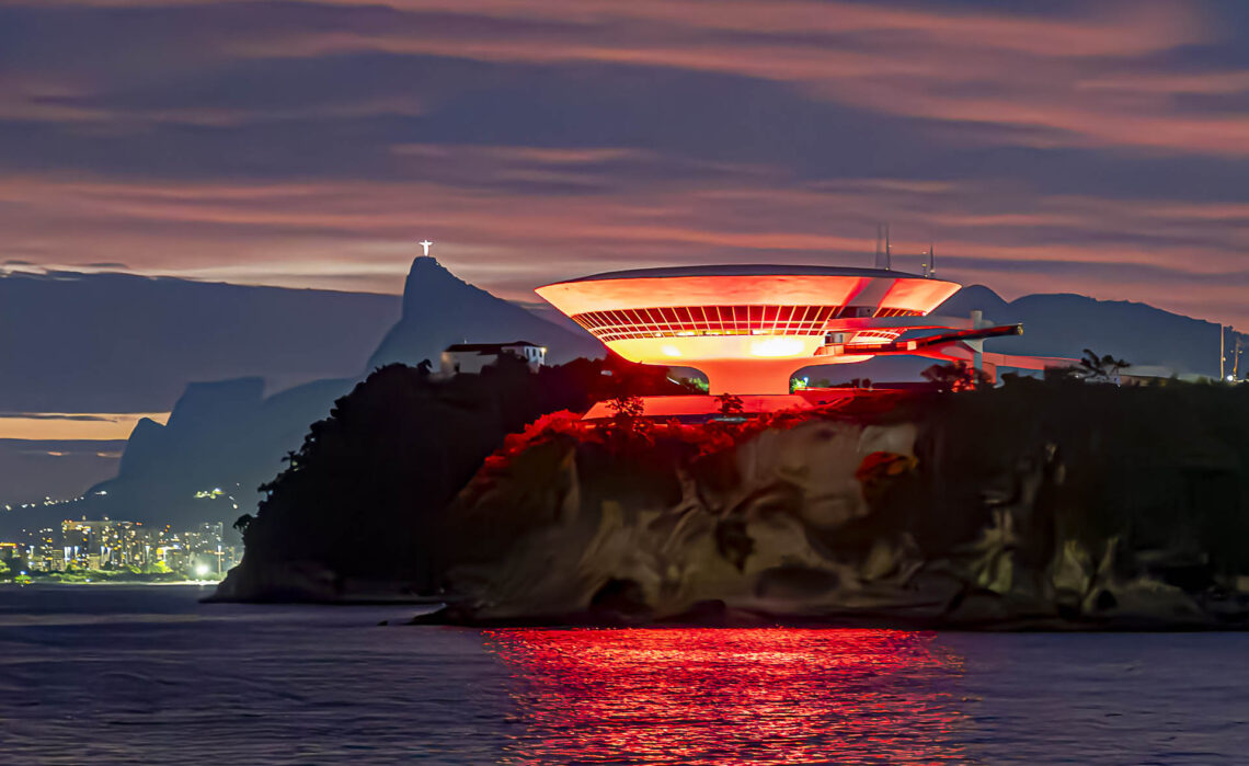 Museu de Arte Contemporânea e a vista do Rio de Janeiro