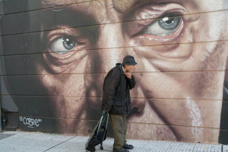 Galeano in the street