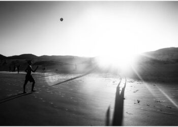 Altinha no pôr de Sol