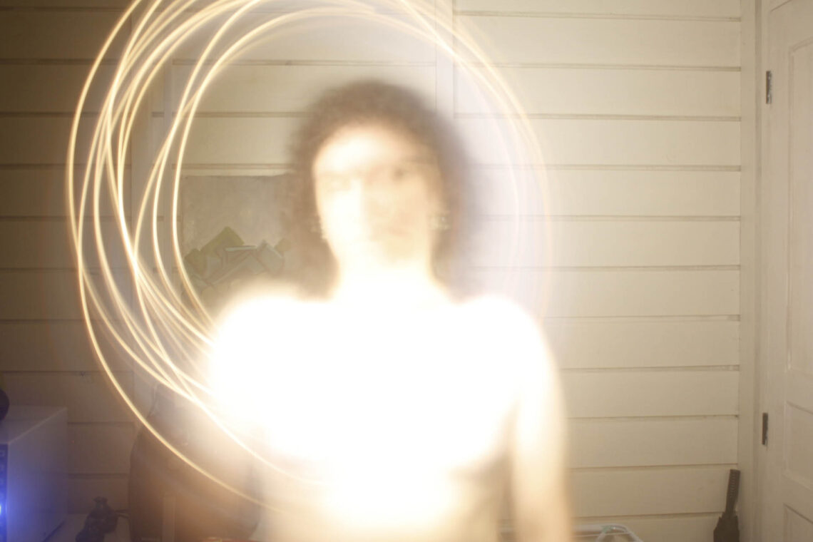 O brilho de um corpo nu