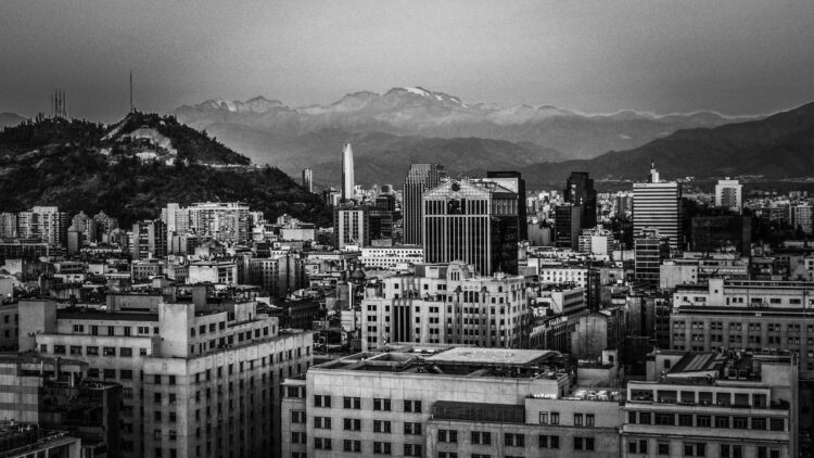 "Uma pitada de neve no verão" Santiago, Chile.