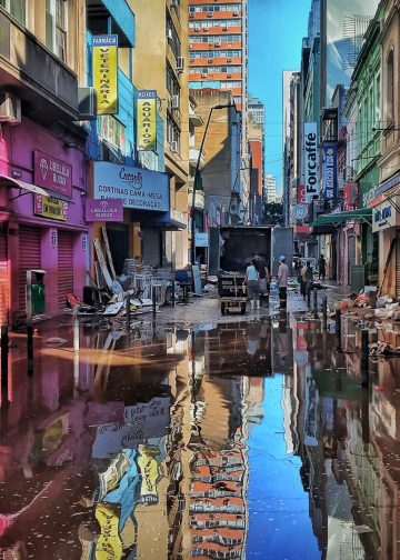 Reflexos e marcas da enchente: Porto Alegre, 2024