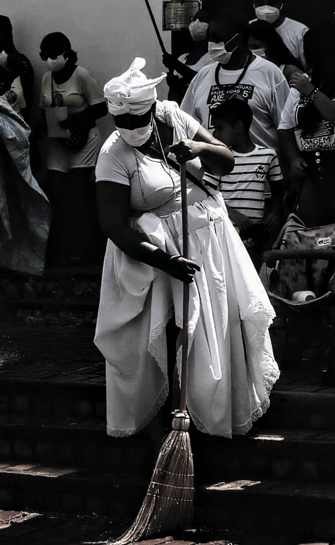 Lavagem da escadaria