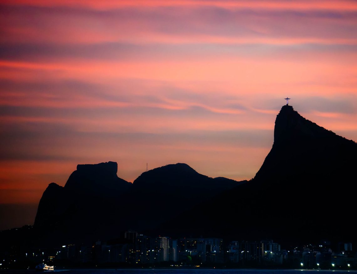 Entardecer no Rio