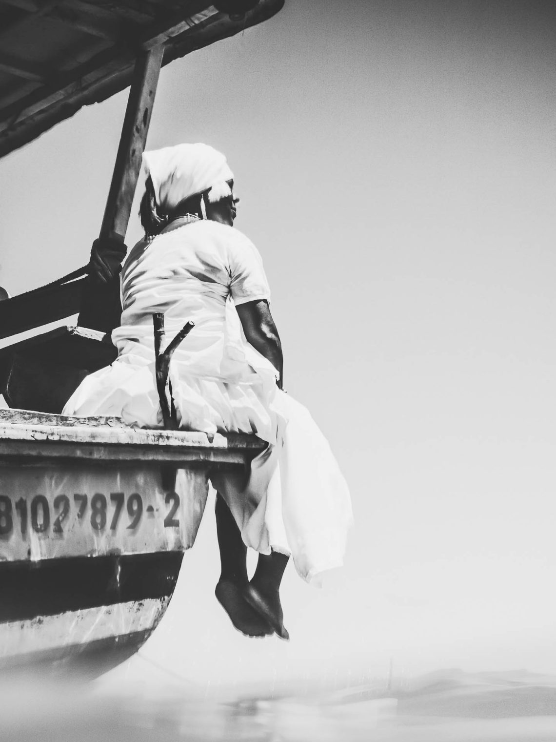 Baiana na Festa de Iemanjá