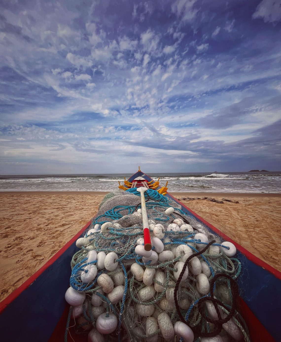 Barcos e redes – Tainha