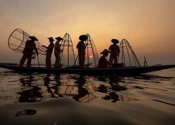Pescadores de Inle Lake