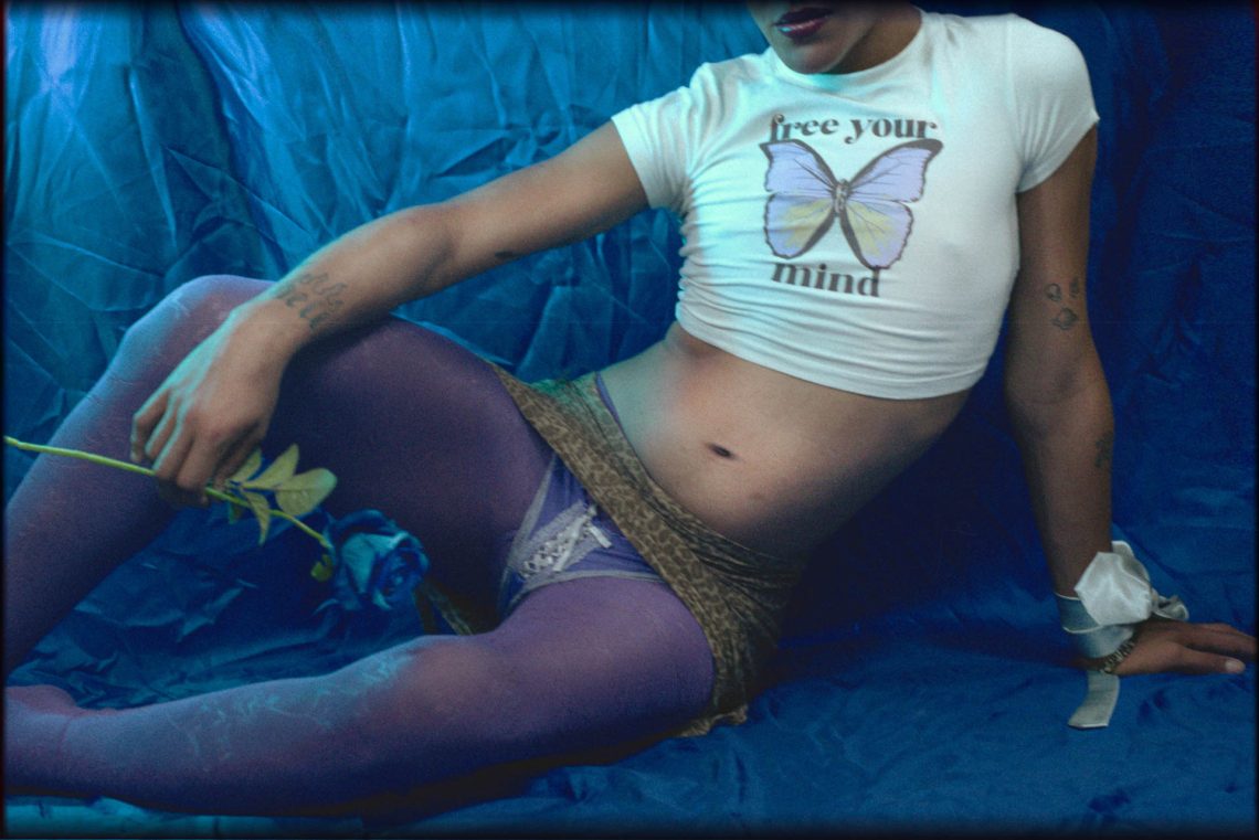 Azul no feminino de sobrevivência