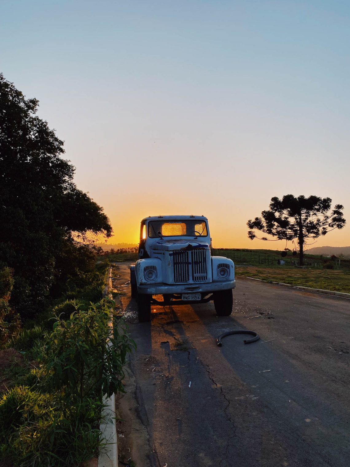 caminhão abandonado