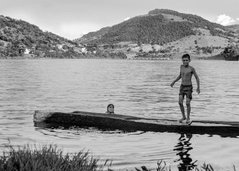 Infância na represa do Rio Uruguai
